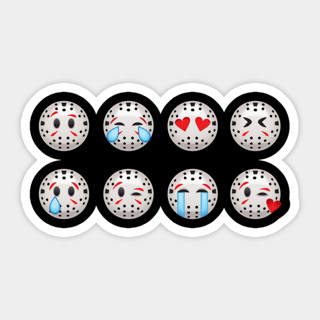 Friday the 13th Emojis Sticker by SevenHundred